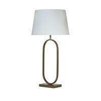 Searchlight TafellampModish brons met witte kap - EU94102WH - thumbnail