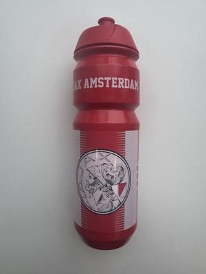 Ajax Bidon Rood/Wit Oud Logo - Ajax Waterfles - Ajax drinkfles - 750ml-
