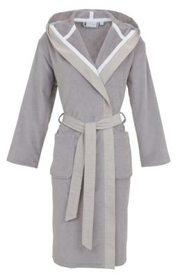Carl Ross Carl Ross damesbadjas met capuchon 37310 platin/white M