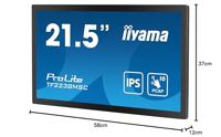 Iiyama 21,5 Bonded PCAP Touchscreen monitor Energielabel: D (A - G) 54.6 cm (21.5 inch) 1920 x 1080 Pixel 16:9 5 ms HDMI, DisplayPort, USB-A 3.1 Gen 1 IPS LED - thumbnail