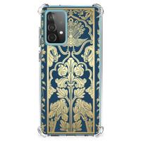 Samsung Galaxy A52 4G/5G Case Beige Flowers - thumbnail