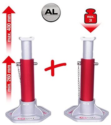 KS Tools 160.0315 Aluminium onderstelbokset, 2-delig