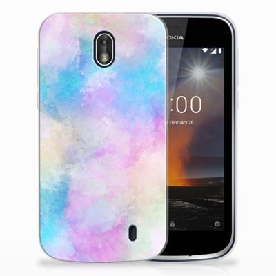 Smartphone hoesje Nokia 1 Watercolor Light Smartphone hoesje Nokia 1 Watercolor Light