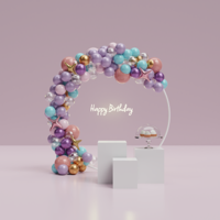 Ballonnenboog (Purple Rainbow) - thumbnail