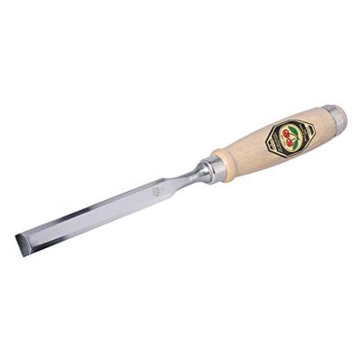 Kirschen Steekbeitel | snedeb. 14mm + 2 stalen klemgereedsch. | heft van wit beukenhout Ulm vorm | 1 stuk - 1001014 1001014