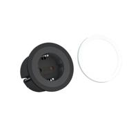 Bachmann 926.000 Stopcontact (onderbouw) Aanraakbeveiliging IP20 Zwart - thumbnail