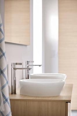 Duravit D-Neo opzetwastafel 12.5x40cm zonder kraangat keramiek Wit 2371400070 - thumbnail