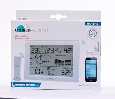 Techno Line Mobile Alerts MA 10410 Mobile Alerts MA 10410 Draadloos weerstation Aantal sensoren max.: 1 Techno Line Mobile Alerts MA 10410 Mobile Alerts MA 10410 Draadloos weerstation Aantal sensoren max.: 1