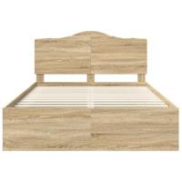 Bedframe met hoofdeinde Sonoma 160 x 200 cm Massief grenenhout - thumbnail