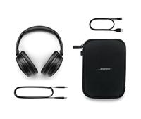Bose QuietComfort SE draadloze ruisonderdrukkende Bluetooth-hoofdtelefoon met oproepmicrofoon, met zachte behuizing - Zwart - thumbnail