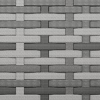 Tuinvoetenbanken 4 st met kussens poly rattan grijs - thumbnail