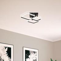 Brilliant Vierkante plafondlampAydin zwart - G80745/76 - thumbnail