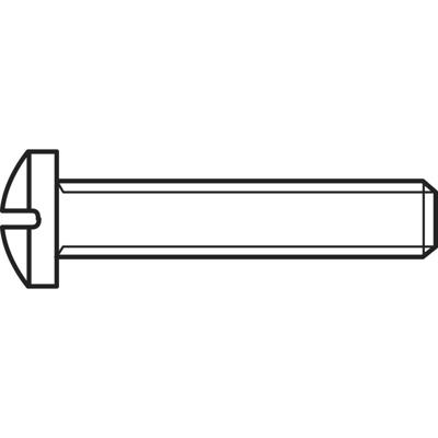 TOOLCRAFT 827136 Lenskopschroeven M3 25 mm Kruiskop Phillips DIN 7985 Staal Galvanisch verzinkt 100 stuk(s)