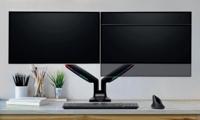 Kensington K59601WW Monitor-tafelbeugel Aantal monteerbare displays: 2 Display(s) 86,4 cm (34) Zwart Draaibaar, Kantelbaar, Zwenkbaar - thumbnail