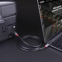 Lindy 36667 USB-kabel 2 m USB 3.2 Gen 1 (3.1 Gen 1) USB C USB B Zwart - thumbnail