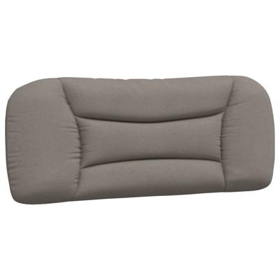 Bed met matras stof taupe 100x200 cm - thumbnail