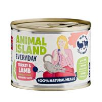 ANIMAL ISLAND Everyday Turkey and lamb - nat kattenvoer - 200g - thumbnail