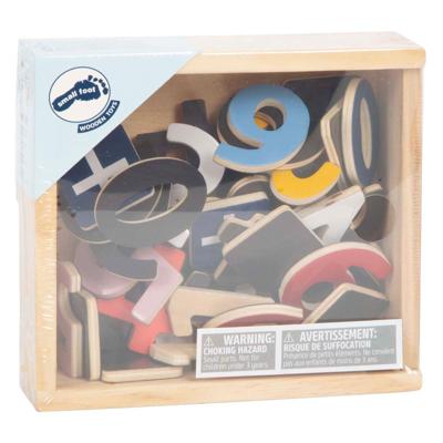 Small Foot - houten magnetische cijfers kleur. 37dlg. Small Foot - houten magnetische cijfers kleur. 37dlg.