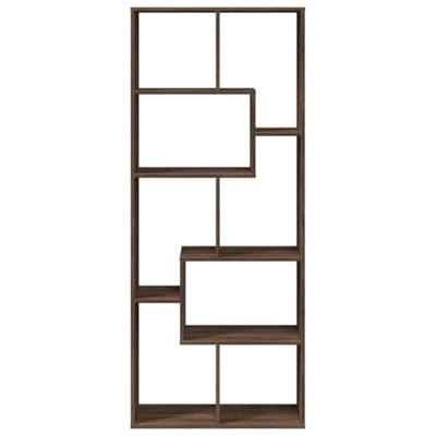 Kamerscherm / boekenkast 67x25x161,5 cm hout bruin eikenkleur