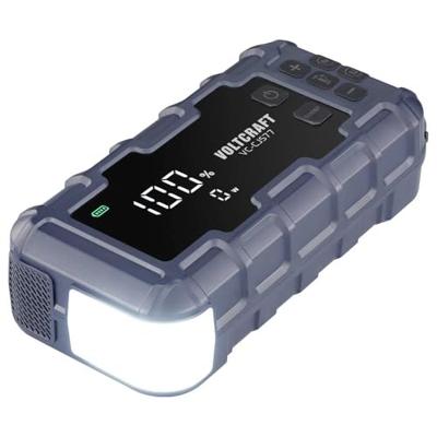 VOLTCRAFT Snelstartsysteem VC-CJS77 VC-16533725 Starthulpstroom: 600 A 2x USB-contact, Laad- en opslagstation, Elektronische bescherming, Compressor,