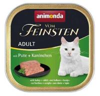 ANIMONDA Vom Feinsten Adult Turkey and rabbit - nat kattenvoer - 100g - thumbnail