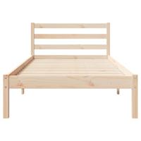 Bedframe Bruin 208.6 x 157.6 x 69.4 cm Massief grenenhout - thumbnail