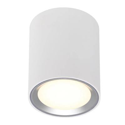 Witte LED opbouwspot Nordlux &apos;Fallon long&apos; 8.5W 500Lm 2700K warm wit 12 cm