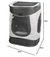 Trixie hondentas timon zwart / grijs - thumbnail