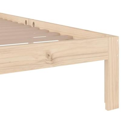 Bedframe massief hout 90x200 cm Bedframe massief hout 90x200 cm