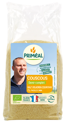 Primeal Couscous half volkoren bio 1 Kilogram