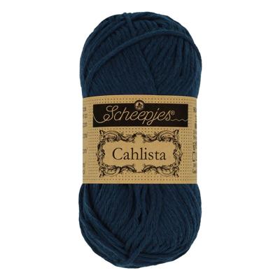 Scheepjes Cahlista 50g - 124 Ultramarine - Haakgaren / Breigaren