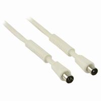 Coaxkabel 120 dB | IEC (Coax) Male - IEC (Coax) Female | 10 m | Wit - thumbnail