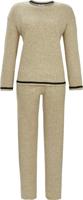 Gebreide beige pyjama Ringella - thumbnail