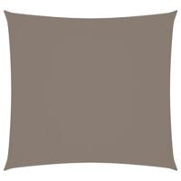 VidaXL Zonnescherm vierkant 5x5 m oxford stof taupe - thumbnail