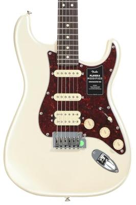 Fender Player II Modified Stratocaster HSS RW Olympic Pearl elektrische gitaar met deluxe gigbag