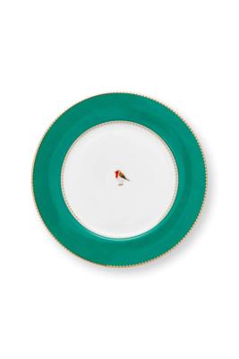 Pip Studio Love Birds Ontbijtbord Groen 21cm