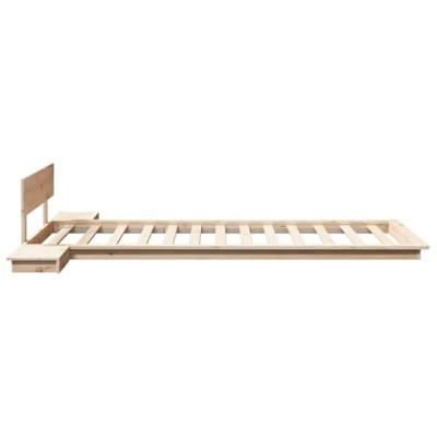 Bedframe Bruin 90 x 200 cm Hout