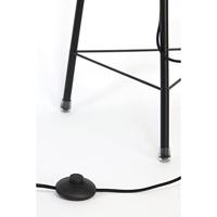 Light & Living Vloerlamp 'Plumeria' 132cm, kleur Zwart - thumbnail