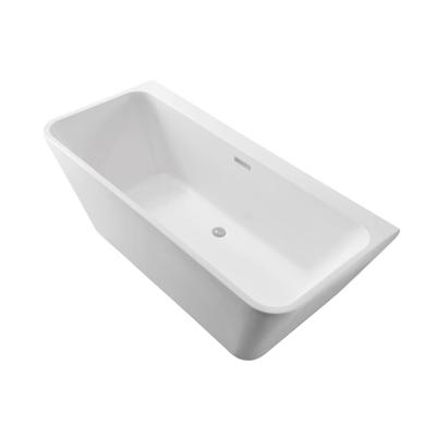 Ligbad Best Design Silmo Vrijstaand Wandmodel 180x80x60 cm Acryl Mat Wit