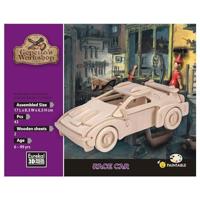 Eureka Gepetto's workshop houten bouwpakket 3d - raceauto - thumbnail