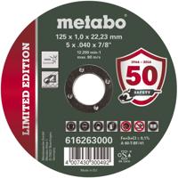Metabo Accessoires Doorslijpschijf Ø 125x1,0x22,23 Inox Limited Edition - 100 stuks - 616263000 - thumbnail