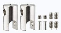 Paulmann 978019 12V-kabelsysteemcomponenten Kabelblok Set van 2 stuks Chroom - thumbnail