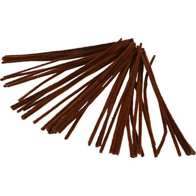 Creativ Company Chenille bruin 30cm, 50st. Creativ Company Chenille bruin 30cm, 50st.
