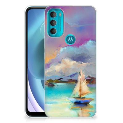Smartphone hoesje Motorola Moto G71 5G Boat