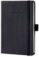Notitieboek sigel conceptum a6 lijn zwart - thumbnail