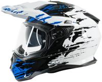 SPEC-X endurohelm "sx-62.01/r1" stinger adv helmet spac-x sx-62.01/r1 stinger adv s white/blue - thumbnail