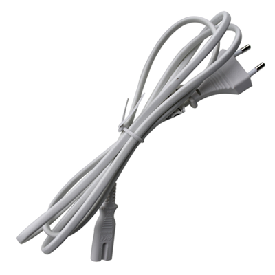 Scanpart Cassetterecordersnoer Wit 1,5m