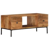 Salontafel 90x45x40 cm massief mangohout - thumbnail