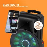 Fenton FT15LED draagbare, actieve 800W PA-speaker - thumbnail