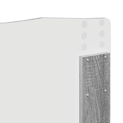 Bedframe Grijs Sonoma 135 x 190 cm Massief grenenhout